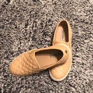 Pink steve madden slip ons